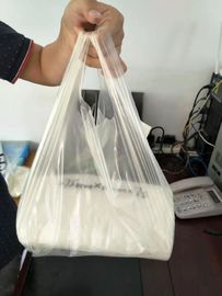 Túi mua sắm y tế có thể phân hủy sinh học 100% bằng nhựa PVA tùy chỉnh có thể hòa tan trong nước